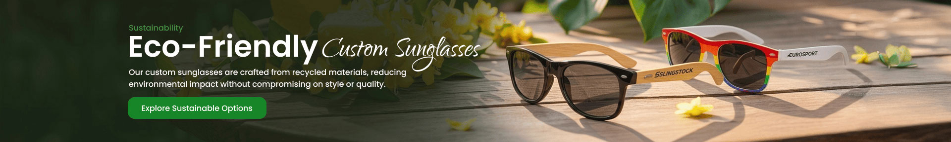 EcoFriendly Custom Sunglasses