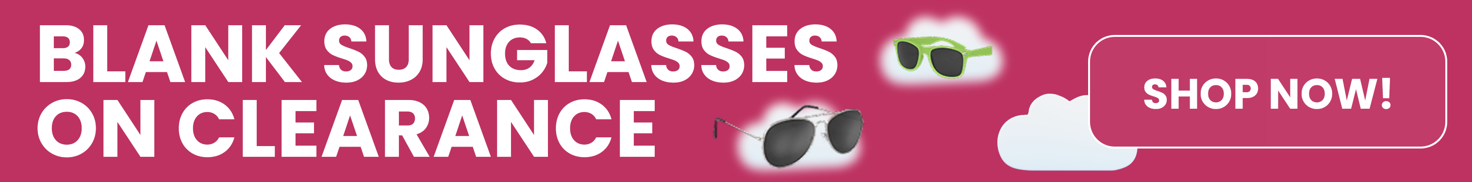 Blank Sunglass Clearance